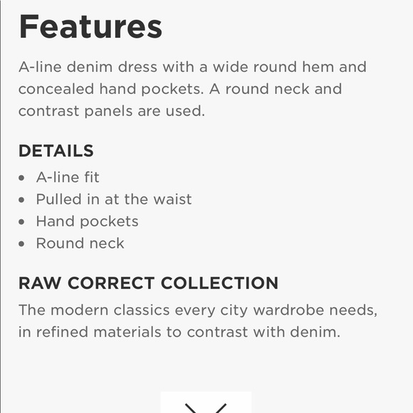 💕SALE💕 G-Star Raw Blue Denim Borealis Dress - Picture 8 of 13